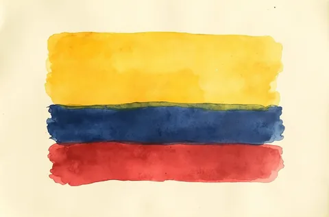 Flag of Colombia, the country whose first registered football was made by hand in Monguí